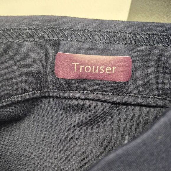 Gloria Vanderbilt Women's Navy Viscose/Nylon/Spandex Trousers Straight Pants - Picture 11 of 13